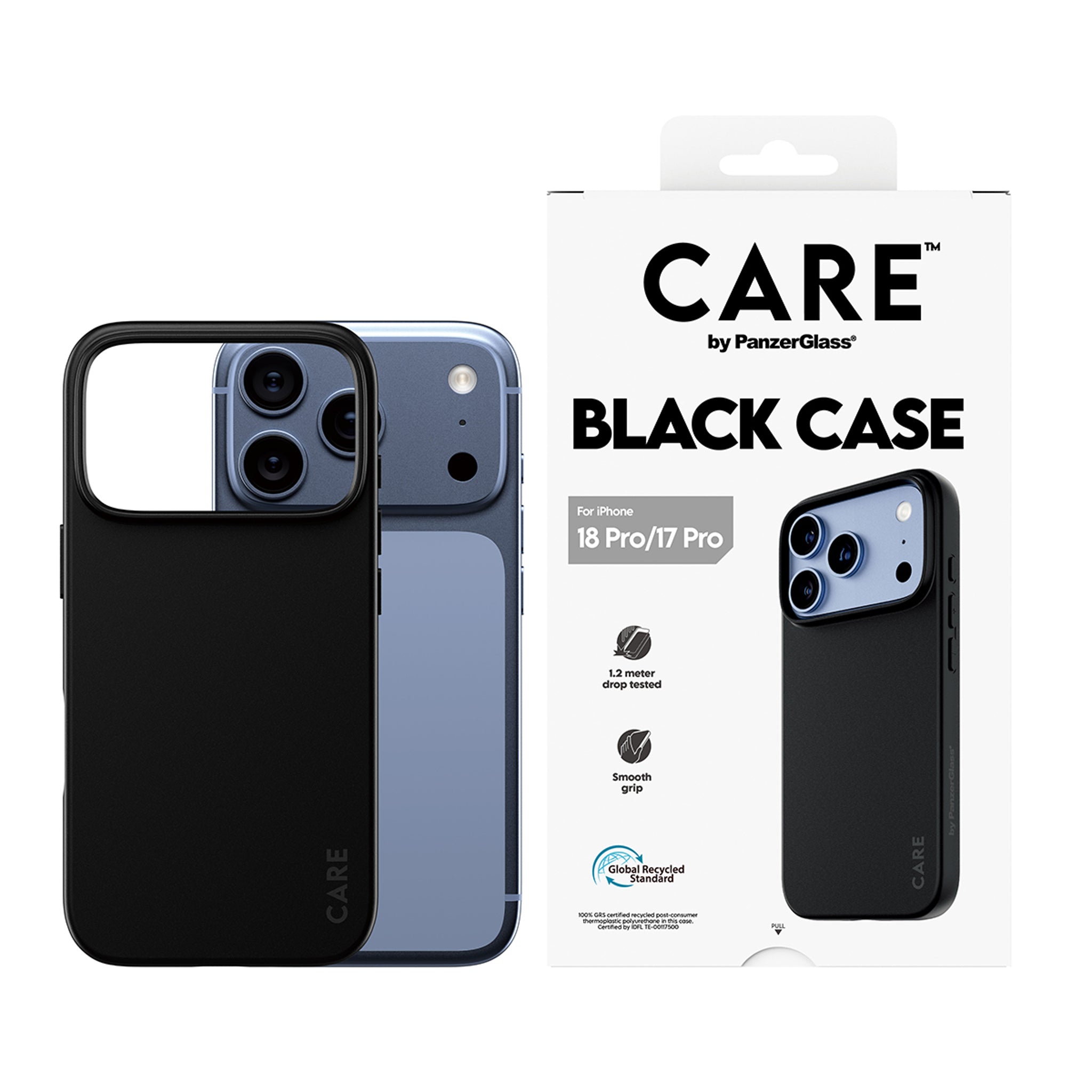 CARE™ by PanzerGlass® TPU Case Sort iPhone 18 Pro | 17 Pro